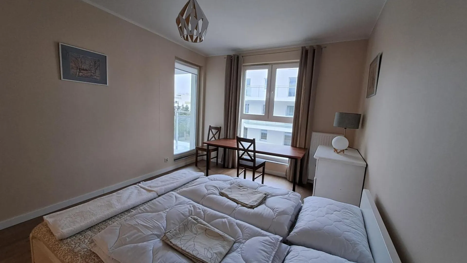 Apartman Komfortowy Apartament- 1 Salon, 3 Sypialnie, 2 Lazienki W Gdansku Lengyelország